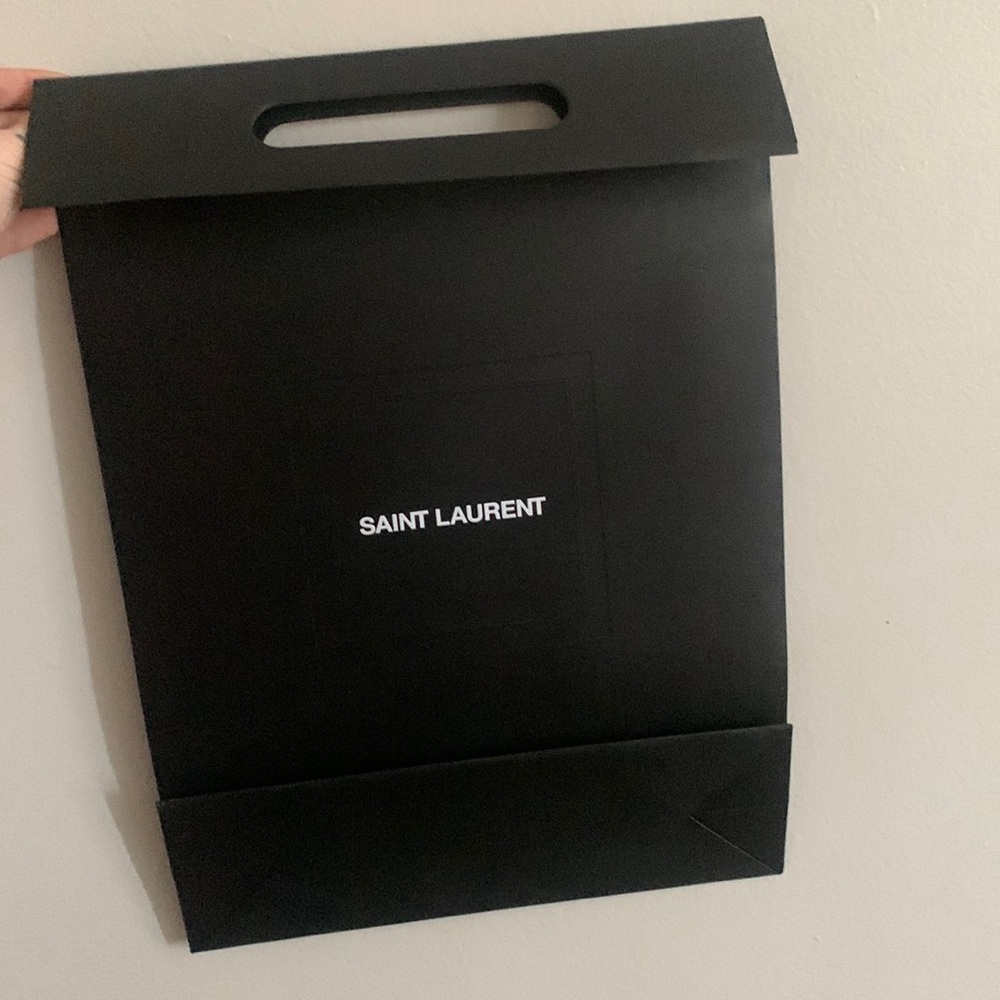 Yves Saint Laurent shopping gift bag